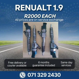 Renualt 1.9 Diesel Injectors For Sale With Warranty