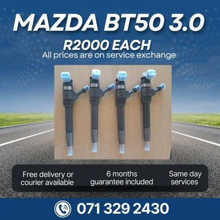 Mazda Bt50 3.0 Diesel Injectors For Sale With Warranty