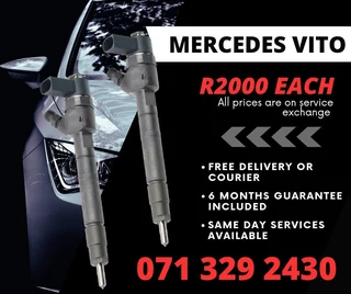 Mercedes Benz Vito Diesel Injectors For Sale With Warranty