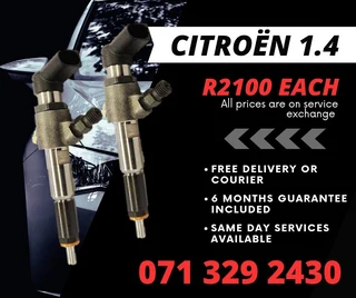 Citroën 1.4 Injectors For Sale With Warranty On