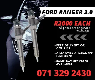 Ford Ranger 3.0 Diesel Injectors For Sale With Warranty