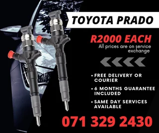 Toyota Prado Diesel Injectors For Sale With Warranty