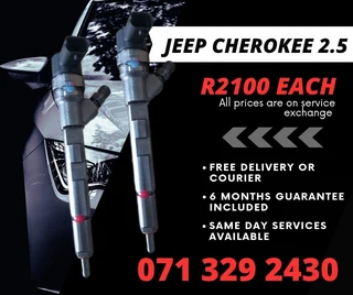 Jeep Cherokee 2.5 Diesel Injectors For Sale With Warranty