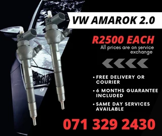 Vw Amarok 2.0 Diesel Injectors For Sale With Warranty