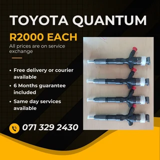 Toyota Quantum Diesel Injectors For Sale With Warranty