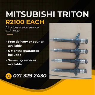 Mitsubishi Triton Injectors With Warranty Included