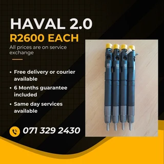 Haval 2.0 Injectors For Sale With Warranty