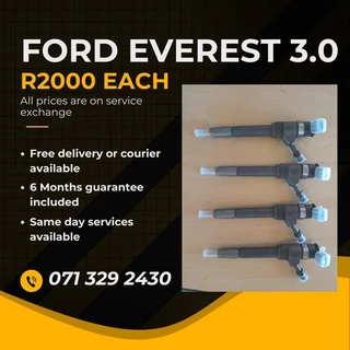 Ford Everest 3.0 Diesel Injectors For Sale With Warranty