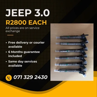 Jeep Cherokee 3.0 Diesel Injectors For Sale With Warranty