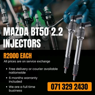 Mazda Bt50 2.2 Diesel Injectors For Sale With Warranty
