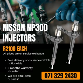 Nissan Np300 2.5 Diesel Injectors For Sale With Warranty On