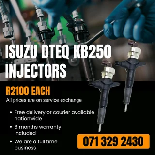 Isuzu Dteq Kb250 Injectors For Sale With Warranty