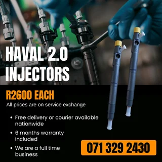 Haval 2.0 Injectors For Sale With Warranty