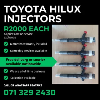 Toyota Hilux Diesel Injectors For Sale With Warranty