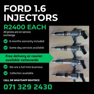 Ford Transit 1.6 Injectors For Sale With Warranty