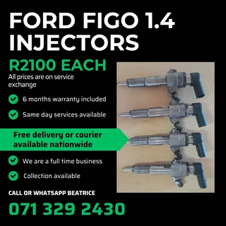 Ford Figo 1.4 Diesel Injectors For Sale With Warranty