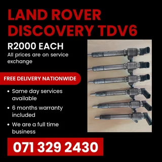 Land Rover Discovery Tdv6 Diesel Injectors For Sale With Warranty