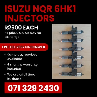 Isuzu Nqr 6hk1 Injectors For Sale With Warranty