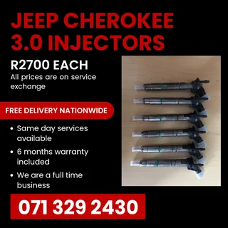 Jeep Grand Cherokee 3.0 Injectors For Sale With Warranty