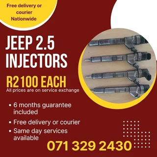 Jeep 2.5 Injectors For Sale With Warranty