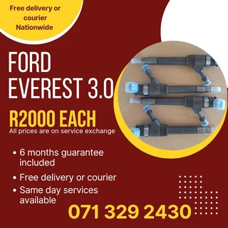 Ford Everest 3.0 Diesel Injectors For Sale With Warranty