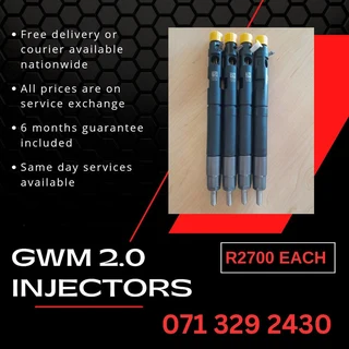 Gwm Steed 2.0 Injectors For Sale With Warranty