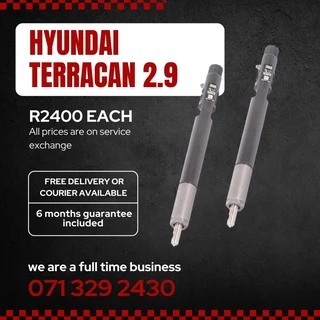 Hyundai Terracan 2.9 Injectors For Sale With Warranty