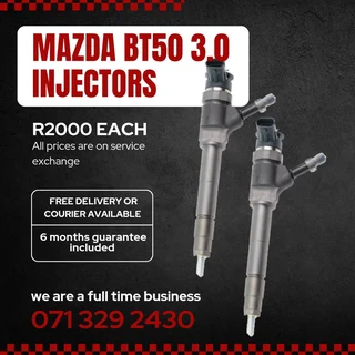 Mazda Bt50 3.0 Diesel Injectors For Sale With Warranty