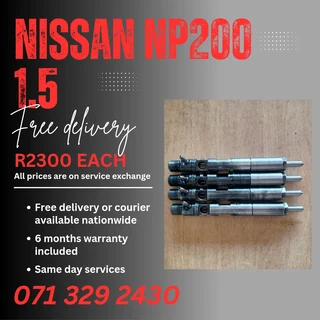 Nissan Np200 1.5 Diesel Injectors For Sale With Warranty