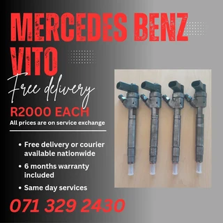Mercedes Benz Vito Diesel Injectors For Sale With Warranty