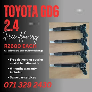 Toyota Gd6 2.4 Diesel Injectors For Sale With Warranty