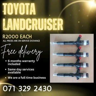 Toyota Landcruiser Injectors For Sale With Warranty On