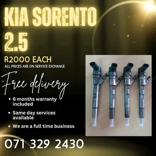 Kia Sorento 2.5 Diesel Injectors For Sale With Warranty
