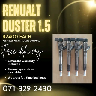 Renualt Duster 1.5 Diesel Injectors For Sale With Warranty