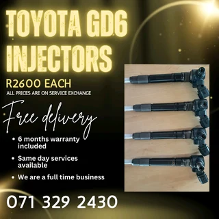 Toyota Gd6 Diesel Injectors For Sale With Warranty