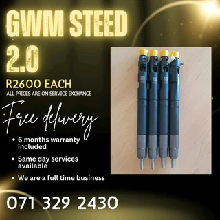 Gwm Steed 2.0 Injectors For Sale With Warranty On