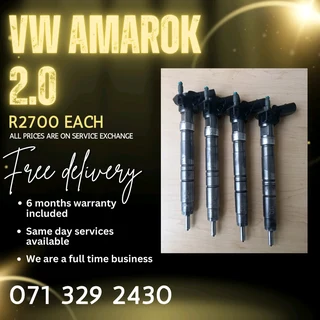 Vw Amarok 2.0 Diesel Injectors For Sale With Warranty