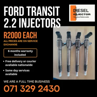 Ford Transit 2.2 Diesel Injectors For Sale With Warranty