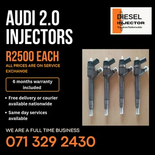 Audi 2.0 Injectors With Warranty