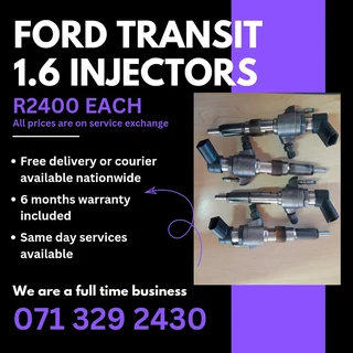 Ford Transit 1.6 Injectors For Sale With Warranty