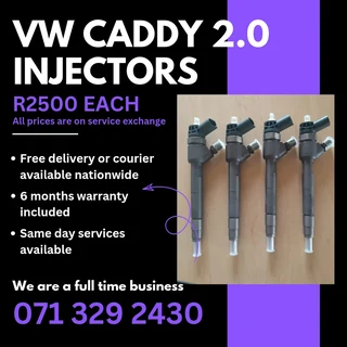 Vw Caddy 2.0 Injectors For Sale With Warranty