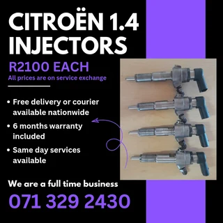 Citroën 1.4 Injectors For Sale With Warranty On