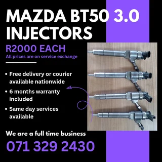 Mazda Bt50 3.0 Diesel Injectors For Sale With Warranty
