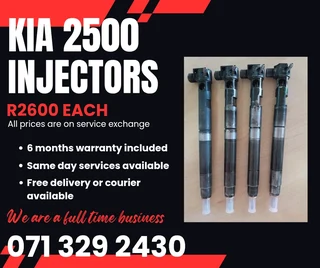 Kia 2500 Injectors For Sale With Warranty