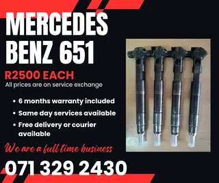 Mercedes Benz Sprinter 651 Injectors For Sale With Warranty