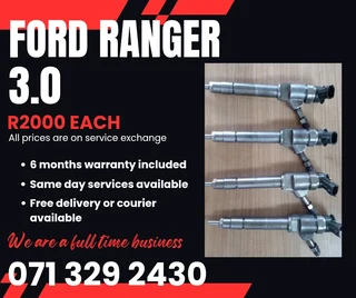 Ford Ranger 3.0 Diesel Injectors For Sale With Warranty