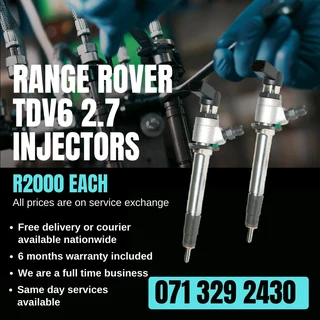 Range Rover Tdv6 2.7 Diesel Injectors For Sale With Warranty