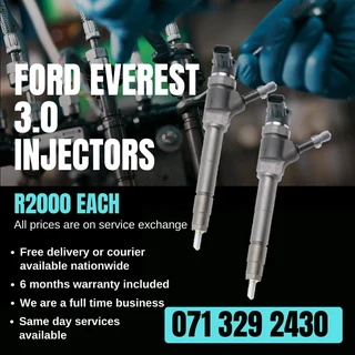 Ford Everest 3.0 Diesel Injectors For Sale With Warranty