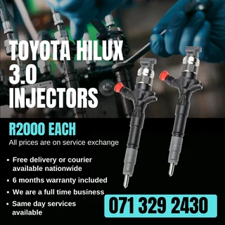 Toyota Hilux 3.0 Injectors For Sale With Warranty