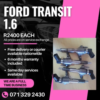 Ford Transit 1.6 Injectors For Sale With Warranty